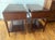 Wood Mahogany Two Tier Side Tables, a Pair For Sale - Image 7 of 10