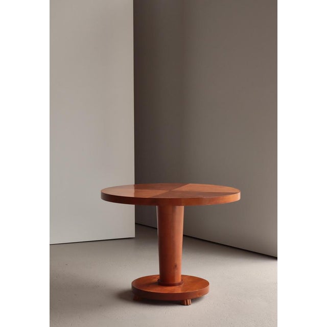 Scandinavian Art Deco Side Table in Birchwood, 1930s For Sale - Image 16 of 18