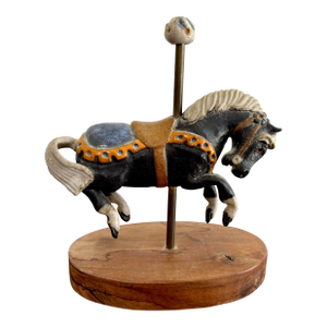 Mid 20th Century Studio Pottery Carousel Horse