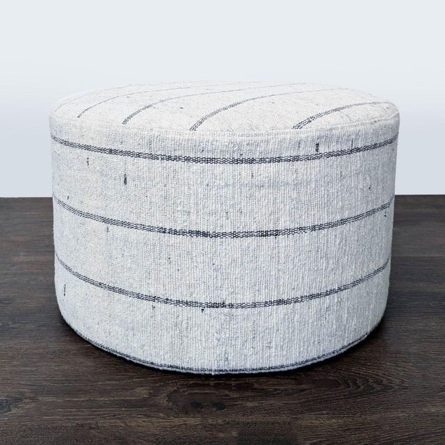 Contemporary The Citizenry Sanjay Ottoman - Handcrafted Cotton Design For Sale - Image 3 of 6