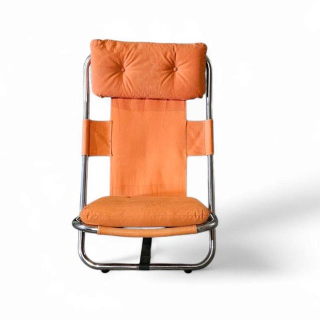 2 x Viggen armchair / Värnamo Bedding AB / by Borje Johanson / 1970s Värnamo of Sweden "Viggen" Lounge Chair by Borje...
