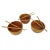 2020s Teak Bowl W/Chopsticks For Sale - Image 5 of 6