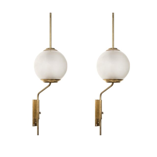 LP11 Pallone Wall Lamps by Luigi Caccia Dominioni for Azucena, 1950s, Set of 2 For Sale - Image 6 of 6