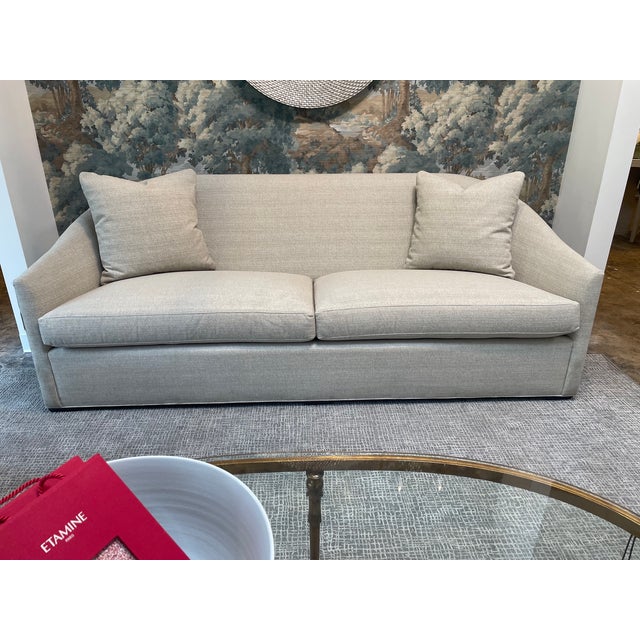 Thibaut Harper 90" Sofa - Showroom sample. Pristine condition, no issues at all, upholstered in Thibaut as well.