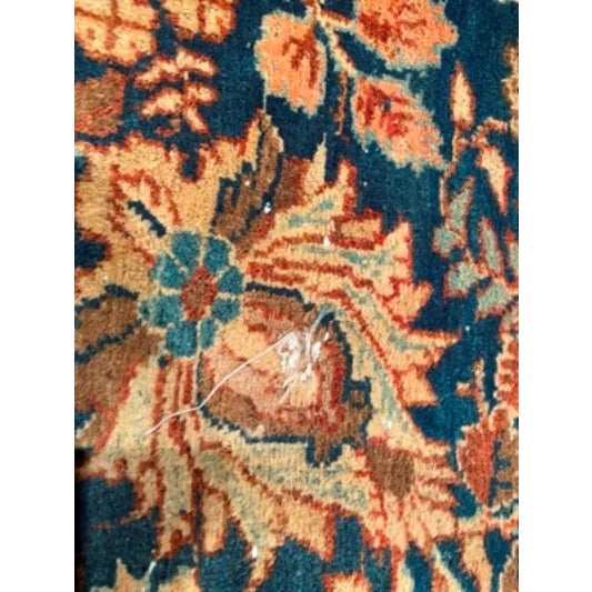 Semi-Antique Persian Qazvin rug. Handmade Hand-Knotted Lamb's Wool on a Cotton Foundation Hand-Spun Wool Rug Vegetable...