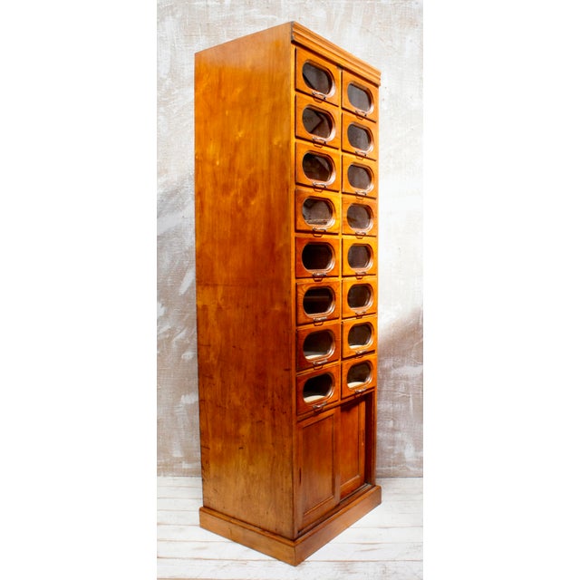 Vintage Haberdashery Shop Display Cabinet from Dudley & Co, 1940 For Sale - Image 6 of 13