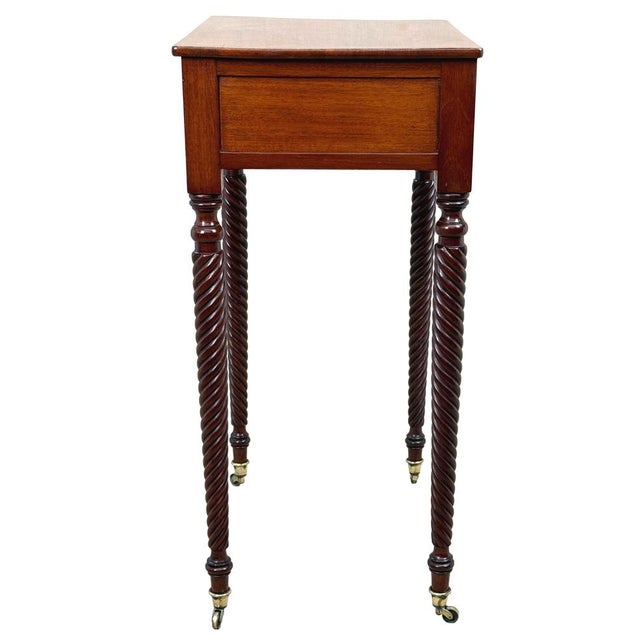 Regency Mahogany Occasional Lamp Table with Drawer, 1820s For Sale - Image 6 of 11