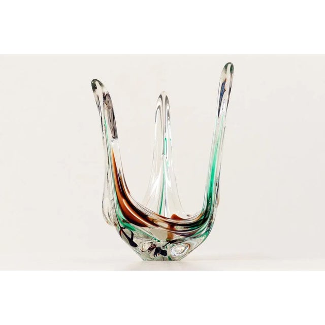 Decorative Bowl by Max Verboeket for Krystalunie Maastricht, 1950s For Sale - Image 3 of 11