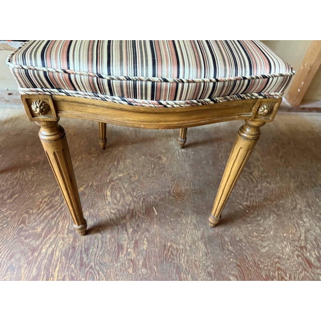 Wood Mid 20th Century Set of 4 Neoclassical Style Dining Chairs For Sale - Image 7 of 17