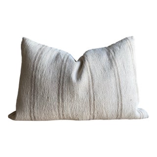 Vintage Rug Pillow With Original Seams Includes Insert For Sale