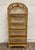 Vintage Arched Rattan Etagere Bookshelf Bookcase For Sale - Image 10 of 12