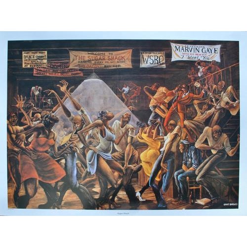 Ernie Barnes, Sugar Shack, Silkscreen Print, 2002 For Sale - Image 16 of 16