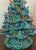 Vintage Ceramic Lighted Table Top Christmas Tree For Sale - Image 4 of 8
