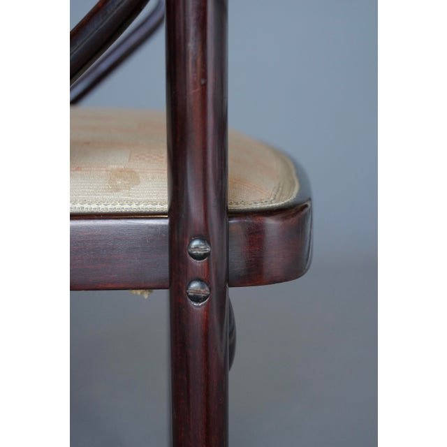 Model 728 Fledermaus Chairs attributed to Josef Hoffmann for J & J. Kohn, 1906, Set of 2 For Sale - Image 10 of 18