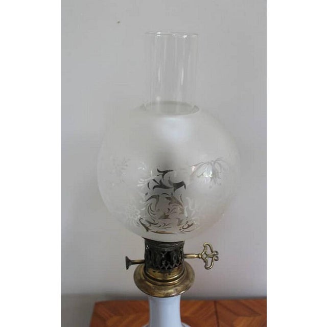 19th Century Oil Lamps, Set of 2 For Sale - Image 10 of 14