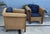 Wood and Wicker Armchairs, 1980s, Set of 2 For Sale - Image 11 of 16