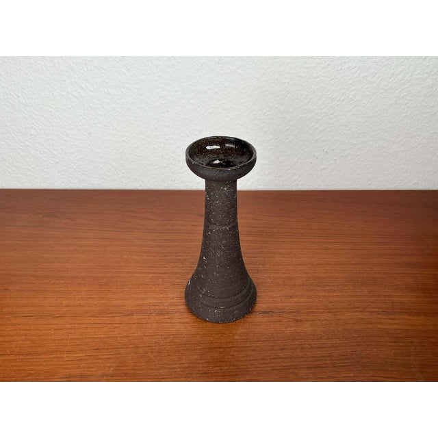 Mid-Century Modern Danish Studio Pottery Candleholder from Lehmann Pottery, 1960s For Sale - Image 12 of 17