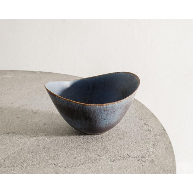 Large Mid-Century Swedish Axk Ceramic Bowl by Gunnar Nylund for Rörstrand, 1950s For Sale - Image 4 of 6