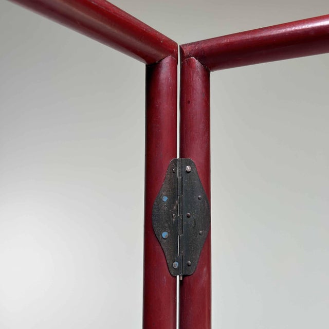 Antique Japanese Lacquered Crane Kimono Hanger Stand For Sale - Image 12 of 18