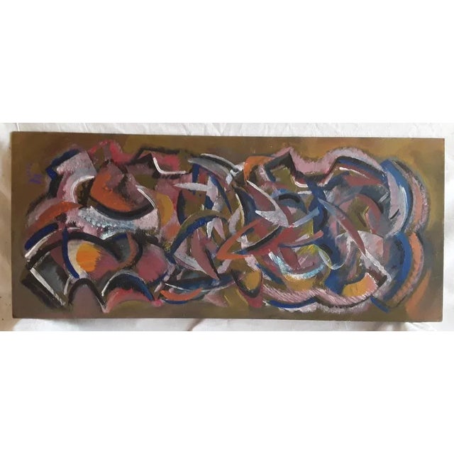 Norbert Louis, Melodisch 2000, 2005, Tempera on Cardboard For Sale - Image 4 of 4