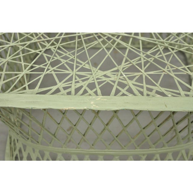 Mid 20th Century Vintage Russell Woodard Mid Century Modern Spun Fiberglass Footstool Ottoman For Sale - Image 5 of 10