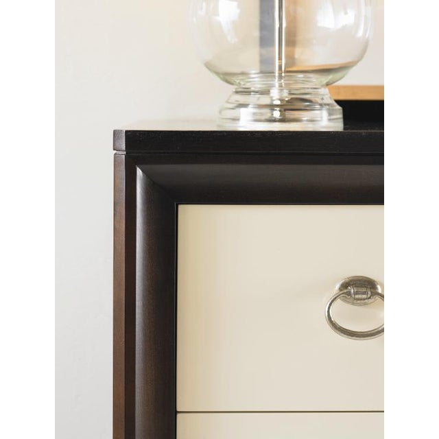 This piece is available only as shown, and will ship in 2-3 weeks. Crafted of maple solids and American walnut veneer,...