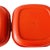Vintage Orange Rust-Brown Food Storage Containers from Tupperware, 1970s, Set of 6 For Sale - Image 9 of 11