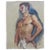 Orange Robert Whitmore Oil Painting Titled Male Portrait For Sale - Image 8 of 8