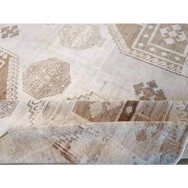 Textile Galerie Shabab Collection Mid-20th Century Turkish Anatolian Room Size Carpet For Sale - Image 7 of 8