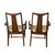 Set of 6 Sculptural Mid-Century Cane-Back Dining Chairs, Walnut For Sale - Image 13 of 18