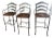 1990s Ethan Allen Tall Stools-Set of 3 For Sale