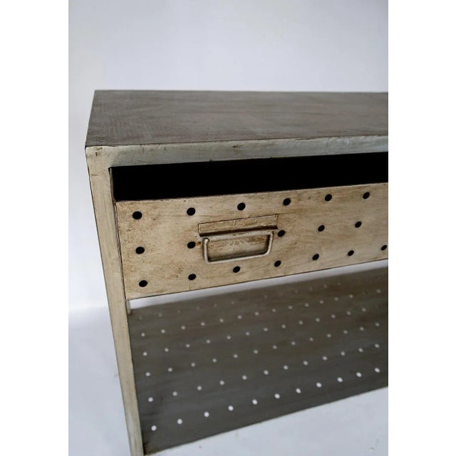 Modern Metal Console Table For Sale - Image 3 of 9