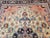 Vintage Turkish Heriz Serapi Rug, Hand-Knotted Wool, Geometric Pattern, Ivory & Blue, 9x12 For Sale - Image 15 of 17
