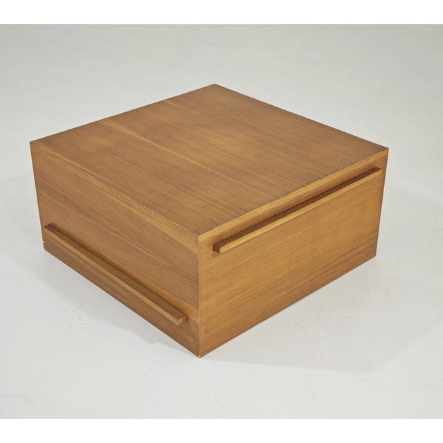Mid-Century Modern Extendable Wooden Coffee Table, Italy, 1970s For Sale - Image 10 of 16
