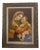 J. Gassent, Virgin of the Chair by Raphael Sanzio, 1980s, Ceramic & Wood For Sale