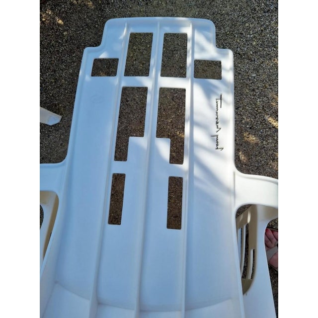 Stackable Plastic Chair by Pierre Paulin for Henry Massonnet 1980s For Sale - Image 12 of 18