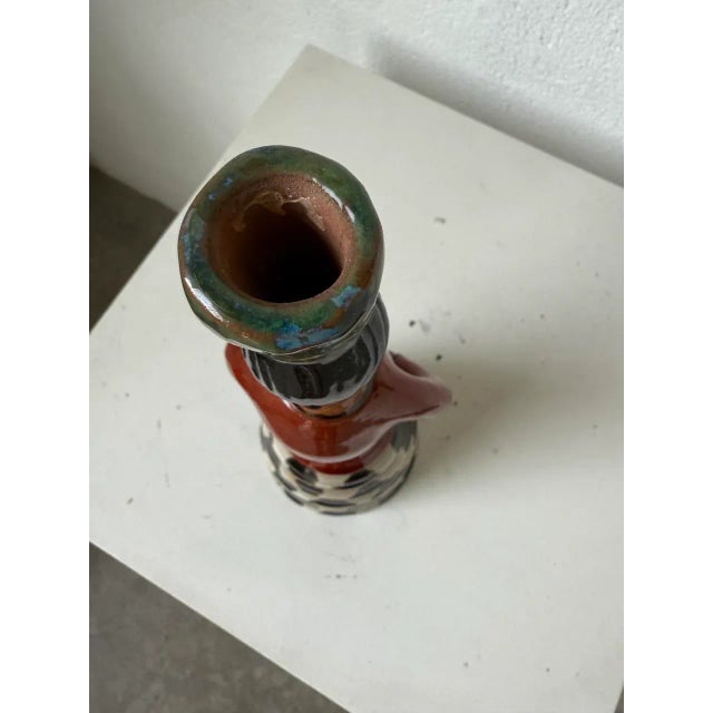 Ceramic Female Candleholder for Women from Soufflenheim, 1920s-1930s For Sale - Image 15 of 17