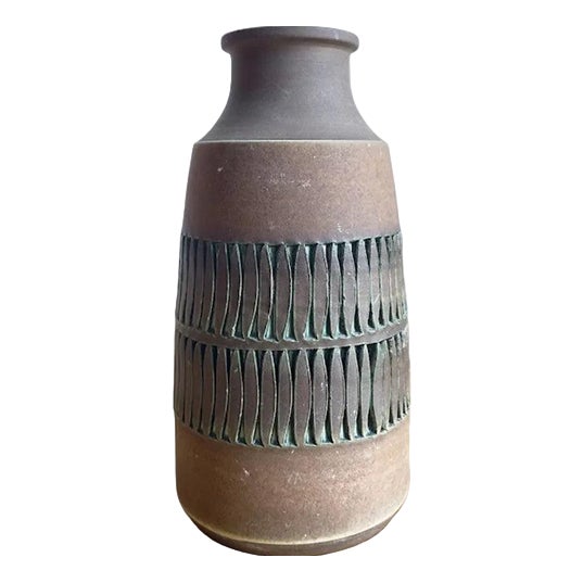 Swedish Handcrafted Stoneware Vase by Tomas Anagrius, 1960s For Sale