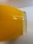 Large Mid-Century Modern Vibrant Yellow Hand-Blown Art Glass Statement Vase For Sale - Image 10 of 11