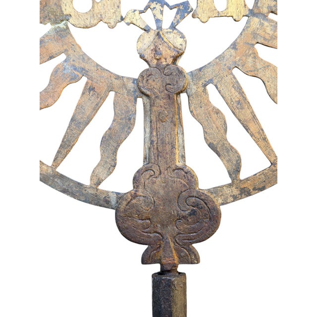 Austrian Processional Cross Antique For Sale In Aspen - Image 6 of 6