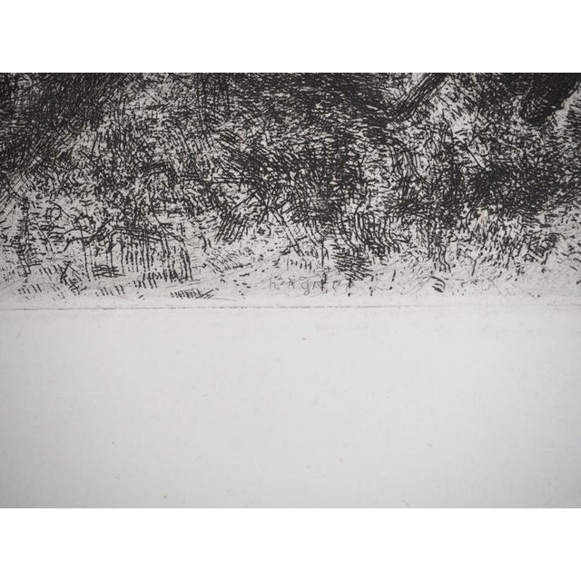 Marc chagall (1887-1985) moses saved from the waters, c. 1939 original engraving (maurice potin workshop) signed in the...