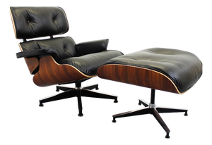 Set of Lounge Chair with Ottoman by Charles and Ray Eames for Herman Miller