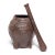 Metal Chinese Cast Iron Longevity Mortar For Sale - Image 7 of 8
