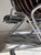 Cantilever Chair in Chrome with Brown Seat Cushion by Gastone Rinaldi for Rima For Sale - Image 10 of 11