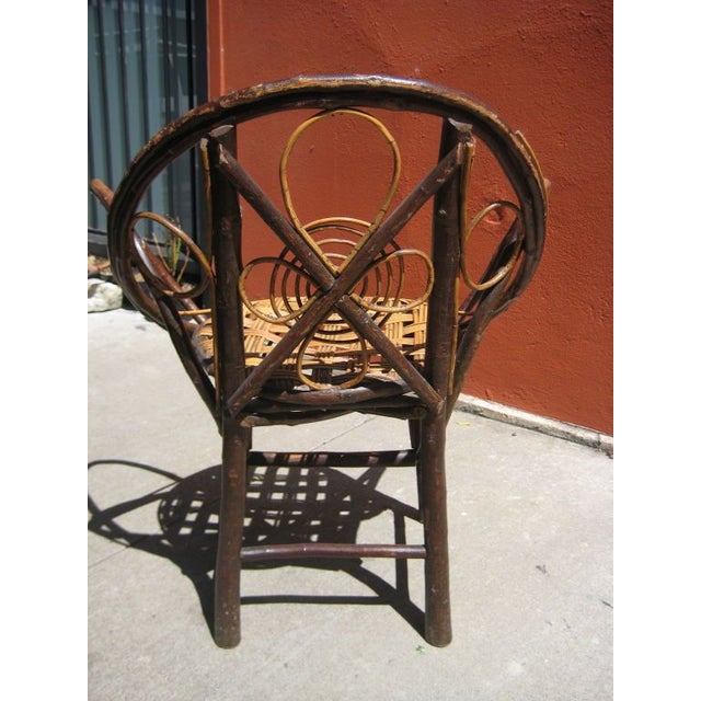 1940s English Bent Twig Chair For Sale - Image 4 of 5