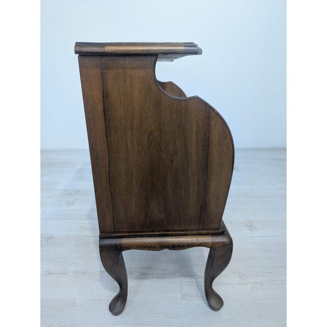 Vintage Louis XIV Style Wooden Side Table, 1965 For Sale - Image 11 of 16
