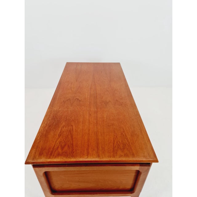 Danish Teak Freestanding Desk from C.V, Denmark, 1960s For Sale - Image 11 of 14