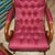 Set of Vintage Lounge Rocking Chair and Ottoman, 1970s For Sale - Image 9 of 10