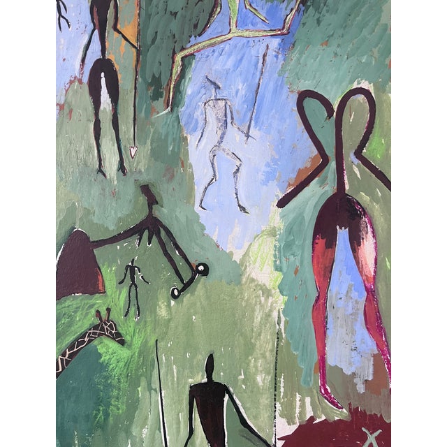 Vintage Oil Painting by Cesar Nùnez For Sale - Image 4 of 9