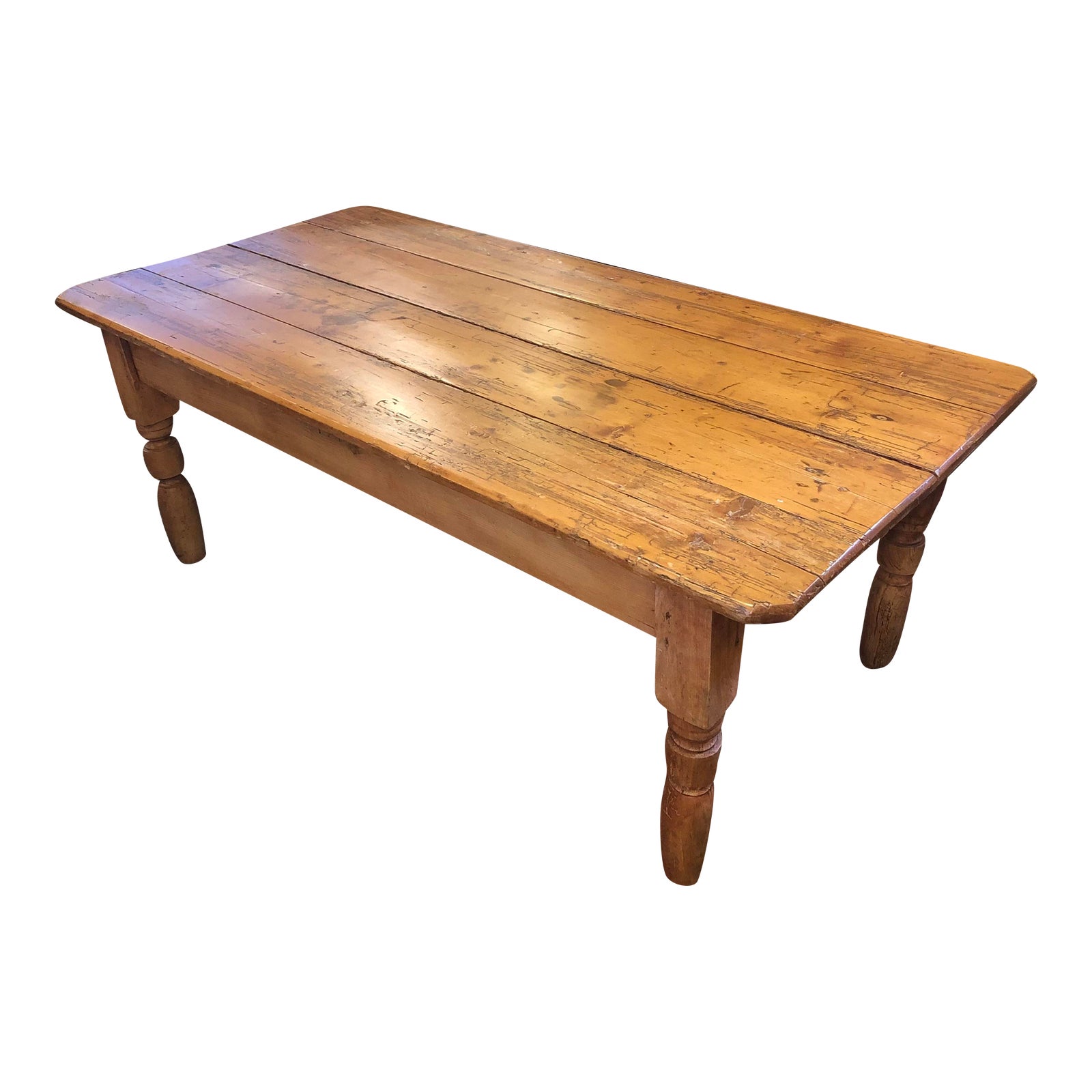 Antique Irish Pine Converted Coffee Table Chairish